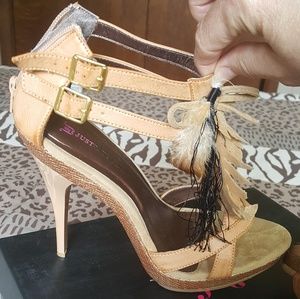 Replay MARTINE SNAKE - Escarpins à talons hauts - beige